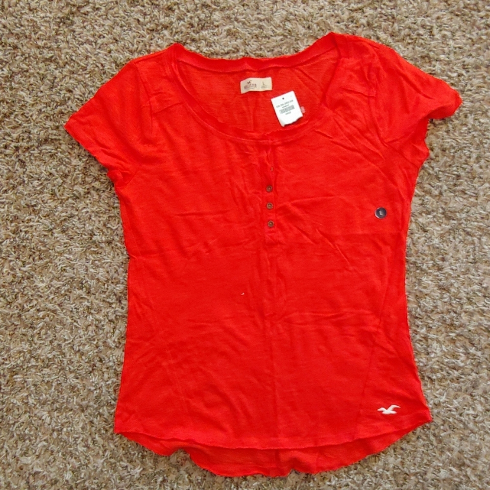 Hollister henley, size L, NWT